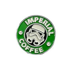 Storm Trooper Lapel Pin Imperial Green Coffee Star Wars Brooch Jewelry Badge Pin